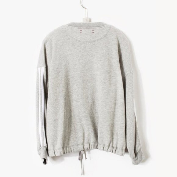 Xirena Champ Grey Sands Sweatshirt Size Large Drawstring Waist Relaxed Fit Boho - Picture 10 of 11